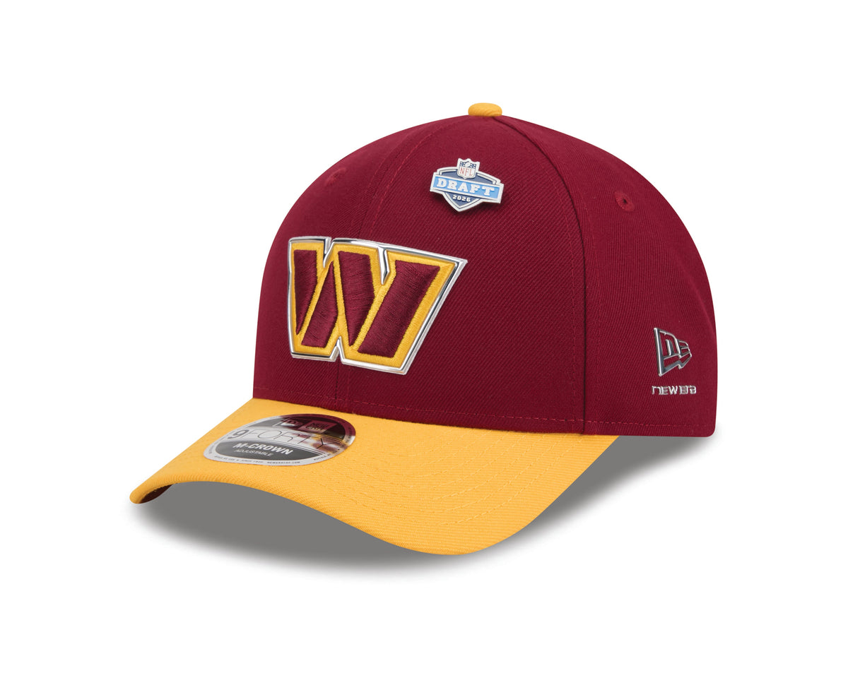 Washington Commanders Official 2026 Draft 9Forty MCrown Adjustable Cap