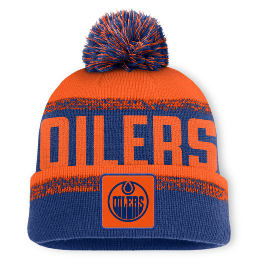 Edmonton Oilers Thrive Cuff Pom Beanie Knit