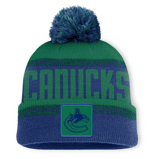 Vancouver Canucks Thrive Cuff Pom Beanie Knit