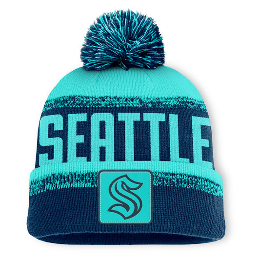 Seattle Kraken Thrive Beanie Pom Knit