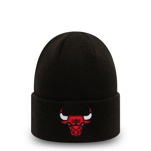 Chicago Bulls Essential Black Cuff Beanie Hat