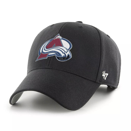 Colorado Avalanche Black MVP Adjustable Cap