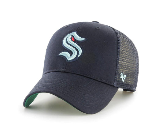 Seattle Kraken Navy Branson Trucker Cap