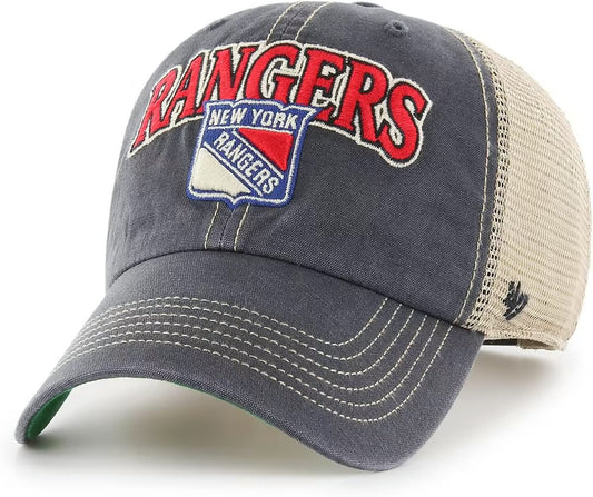 New York Rangers Tuscaloosa Navy Clean Up Cap