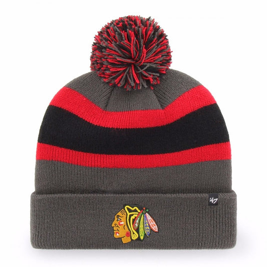 Chicago Blackhawks Charcoal Breakaway Cuff Beanie