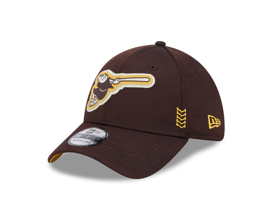 San Diego Padres 2024 Clubhouse 39THIRTY Stretch Fit Fitted Cap