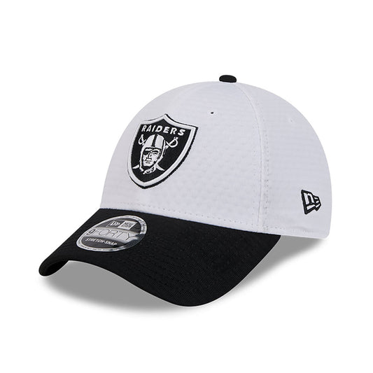 Los Angeles Raiders White 9Forty Stretch Snapback Cap