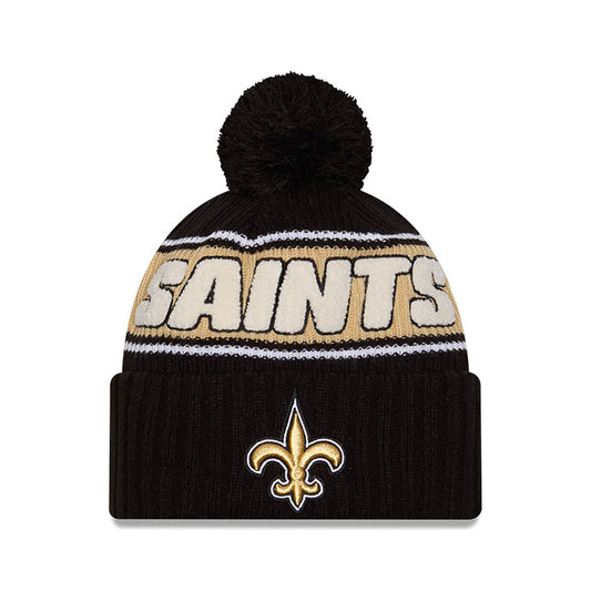 New Orleans Saints NFL Sideline 2024 Sport Knit Beanie Hat
