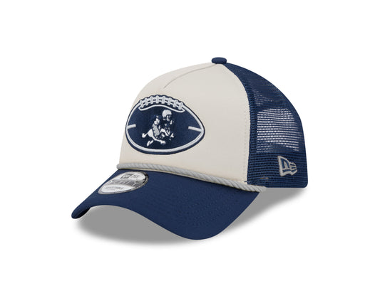 Dallas Cowboys 2024 NFL Sideline Historic 9Forty A Frame Trucker Cap