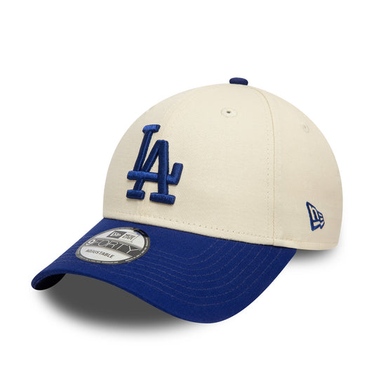 LA Dodgers Colour Block Cream 9Forty Adjustable Cap