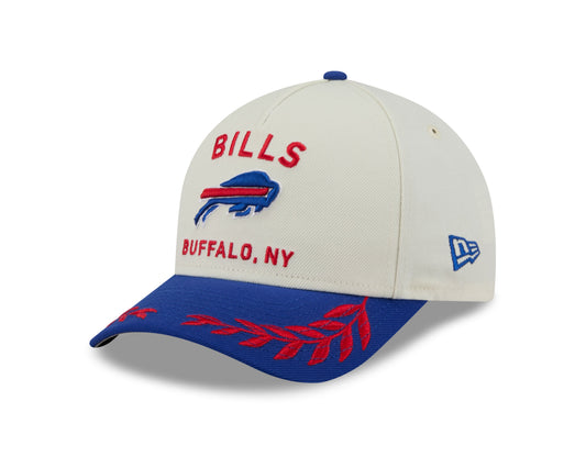 Buffalo Bills 2025 Draft 9Forty M Crown Cream Cap