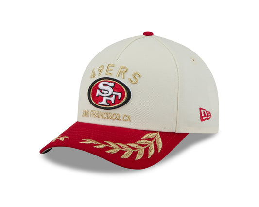 San Francisco 49ers 2025 Draft 9Forty M Crown Cream Cap