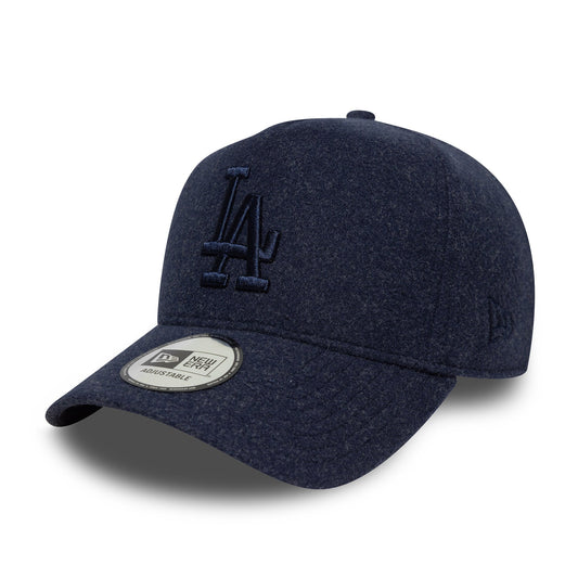 Los Angeles Dodgers MLB Melton Navy Mono E-Frame 9Forty Adjustable Cap