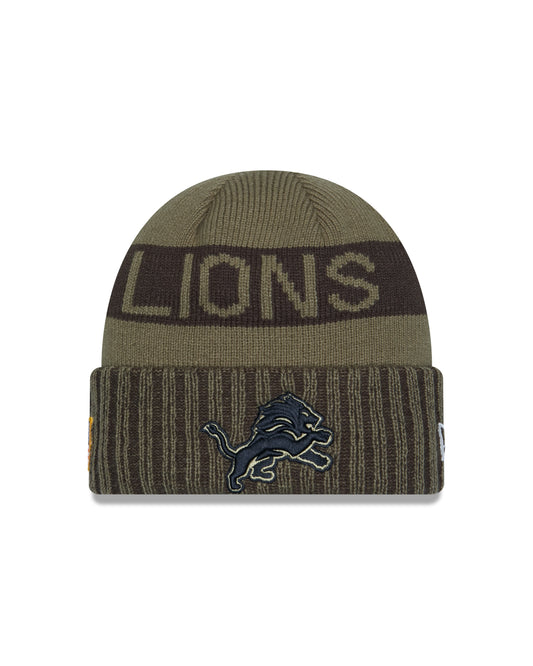 Detroit Lions 2025 Salute to Service Beanie Knit