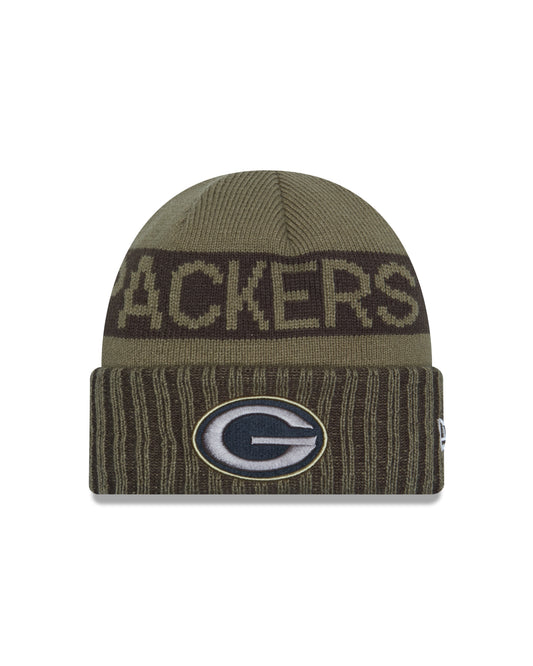 Green Bay Packers 2025 Salute to Service Beanie Knit