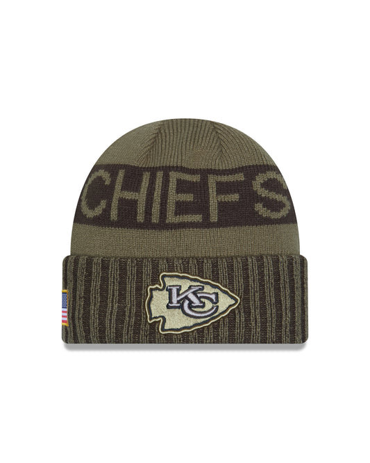Kansas City Chiefs 2025 Salute to Service Beanie Knit