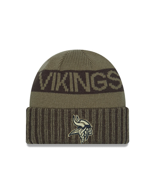 Minnesota Vikings 2025 Salute to Service Beanie Knit