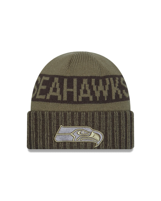 Seattle Seahawks 2025 Salute to Service Beanie Knit