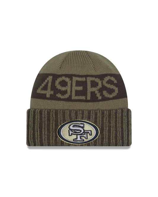 San Francisco 49ers 2025 Salute to Service Beanie Knit