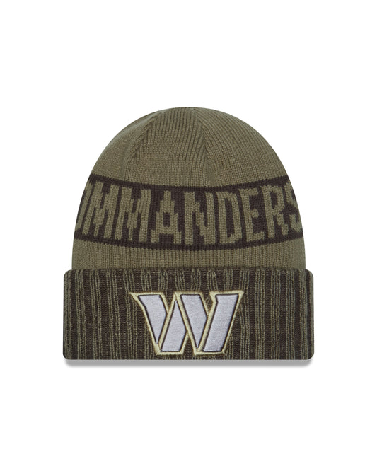 Washington Commanders 2025 Salute to Service Beanie Knit