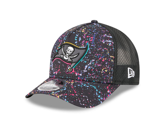 Tampa Bay Buccaneers 2025 Crucial Catch 9Forty Trucker Cap