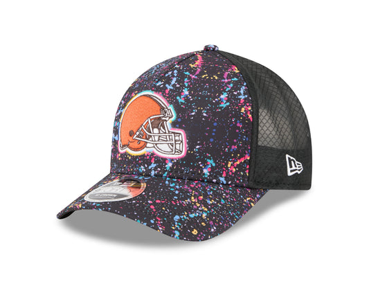 Cleveland Browns 2025 Crucial Catch 9Forty Trucker Cap
