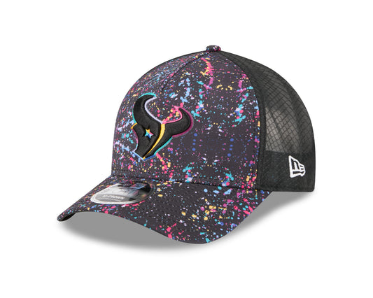 Houston Texans 2025 Crucial Catch 9Forty Trucker Cap
