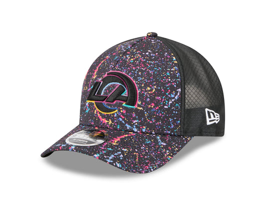 Los Angeles Rams 2025 Crucial Catch 9Forty Trucker Cap