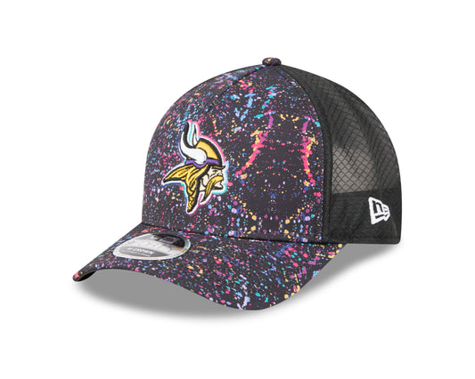 Minnesota Vikings 2025 Crucial Catch 9Forty Trucker Cap