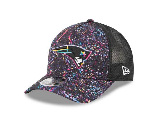 New England Patriots 2025 Crucial Catch 9Forty Trucker Cap