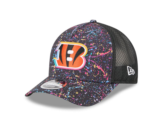 Cincinnati Bengals 2025 Crucial Catch 9Forty Trucker Cap
