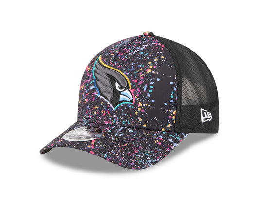 Arizona Cardinals 2025 Crucial Catch 9Forty Trucker Cap