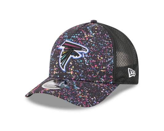 Atlanta Falcons 2025 Crucial Catch 9Forty Trucker Cap