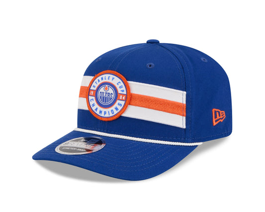 Edmonton Oilers Champions 9Seventy Stretch Snap Cap