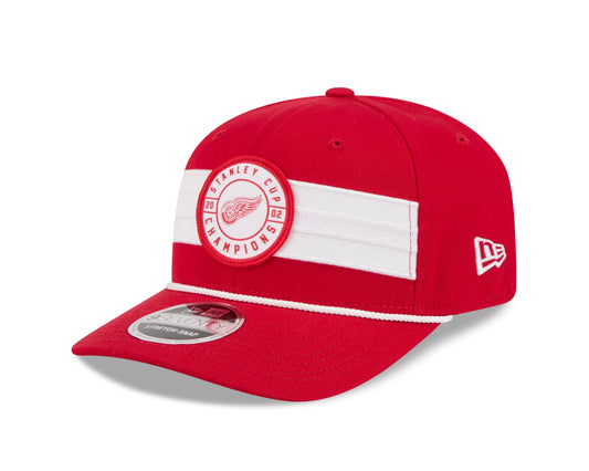 Detroit Red Wings Champions 9Seventy Stretch Snap Cap