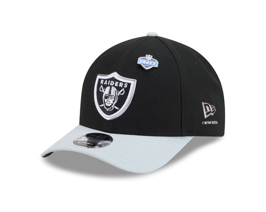 Las Vegas Raiders Official 2026 Draft 9Forty MCrown Adjustable Cap