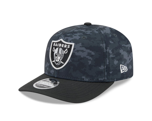 Las Vegas Raiders 2026 Salute to Service 9Seventy Adjustable Cap