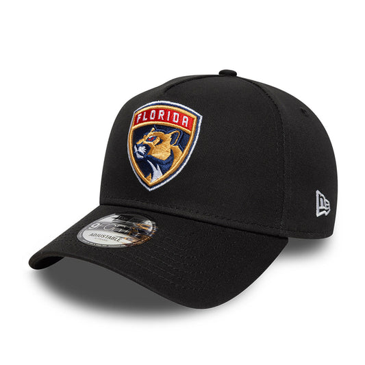 Florida Panthers Black 9Forty A-Frame Snapback Adjustable Cap
