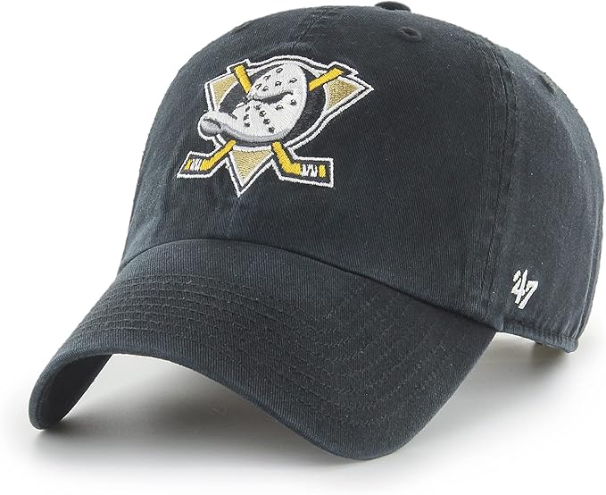 Anaheim Ducks Black Clean Up Cap