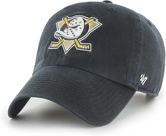 Anaheim Ducks Black Clean Up Cap