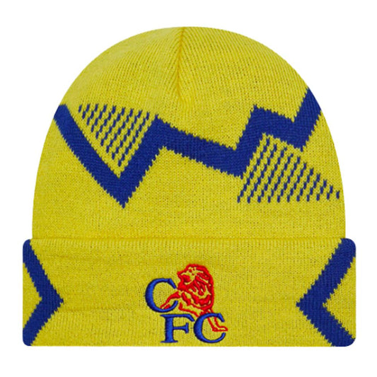 Chelsea FC Retro Yellow Cuff Beanie Knit
