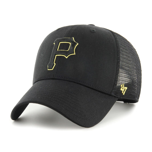 Pittsburgh Pirates Black Branson Sure Shot 47 MVP Trucker Cap