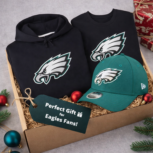 Philadelphia Eagles T-Shirt Hoodie & Cap Supporters Bundle
