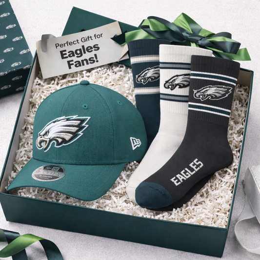 Philadelphia Eagles Cap & Socks Supporters Bundle