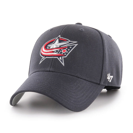 Columbus Blue Jackets Navy MVP Adjustable Cap