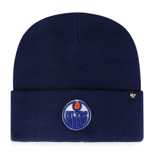 Edmonton Oilers Navy Haymaker Beanie