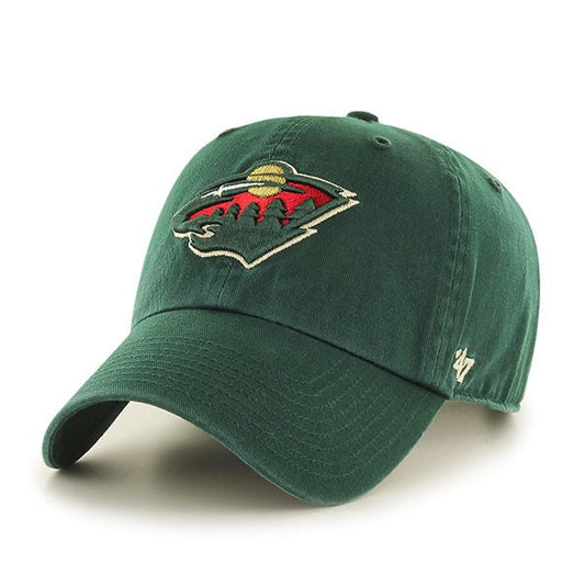 Minnesota Wild Dark Green Clean Up Adjustable Cap