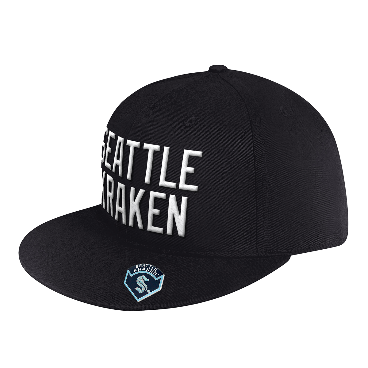 Seattle Kraken Starter Black Ice Snapback Cap