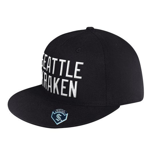 Seattle Kraken Starter Black Ice Snapback Cap