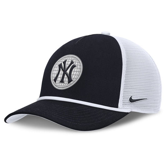 New York Yankees Nike Primetime Dri-FIT Rise 5 Panel Trucker Cap